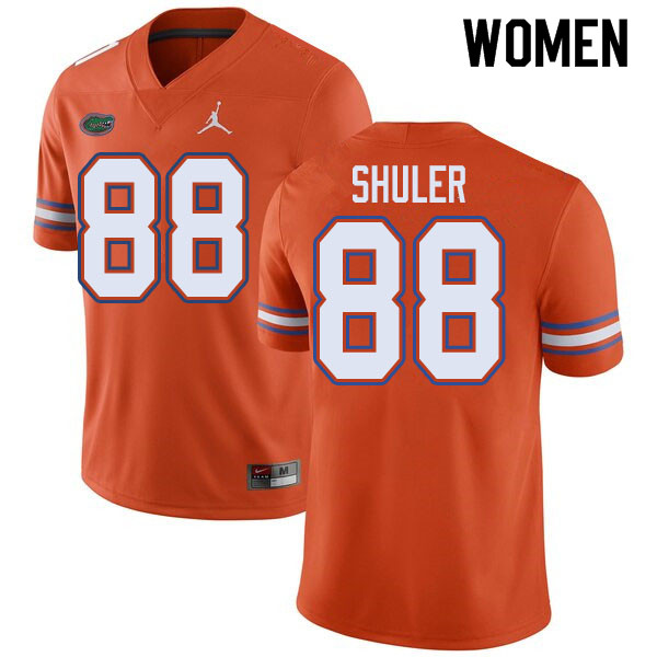 Jordan Brand Women #88 Adam Shuler Florida Gators College Football Jerseys Sale-Orange - Click Image to Close